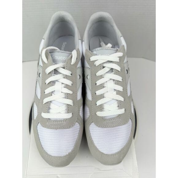 Saucony Shadow Original Womens Size 9 Running Athletic Shoes Gray White Sneakers - Picture 2 of 10